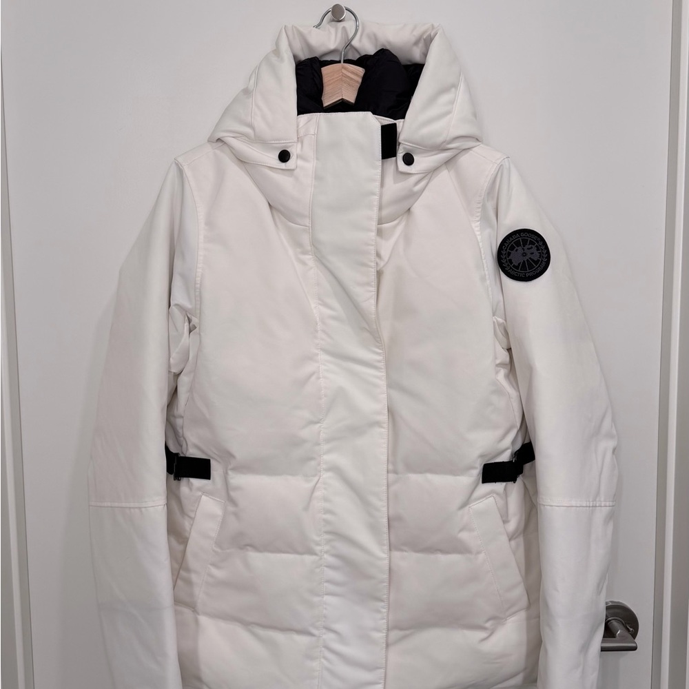 Canada Goose Women's White Puffer Jacket